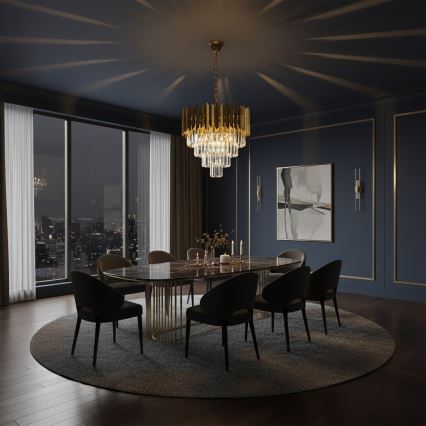 Brilagi - Luster na lancu CRISTAL 5xE14/40W/230V prečnik 45 cm