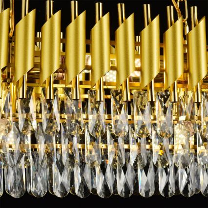 Brilagi - Luster na lancu ECLIPSE 10xE14/10W/230V 78x28 cm zlatna