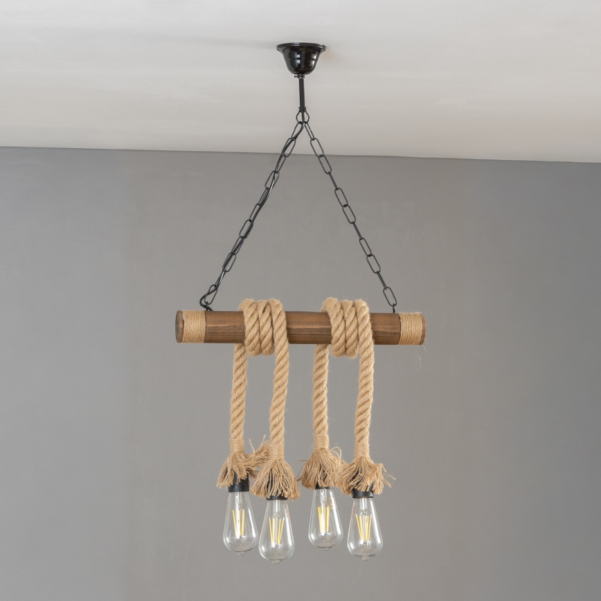 Brilagi - Luster na lancu KOS 4xE27/60W/230V bukva