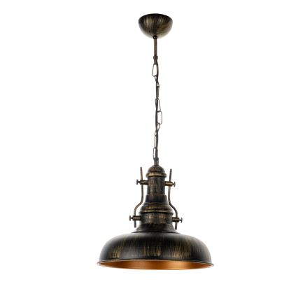 BRILAGI - Luster na lancu PYRONIC 1xE27/40W/230V prečnik 32 cm bronza/patina