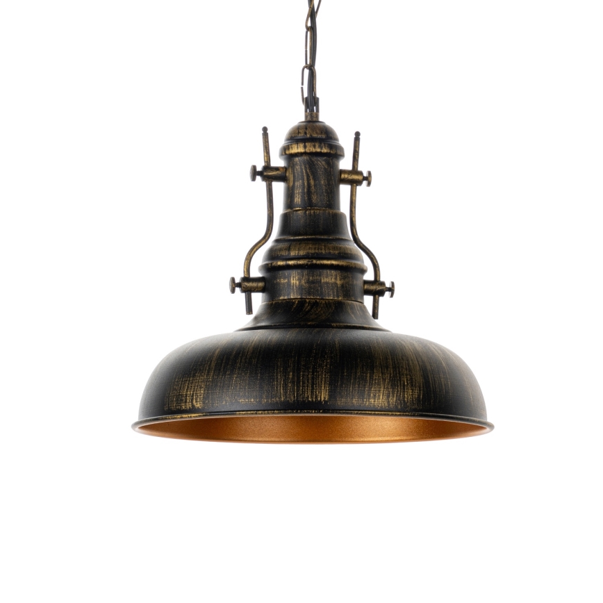 BRILAGI - Luster na lancu PYRONIC 1xE27/40W/230V prečnik 32 cm bronza/patina
