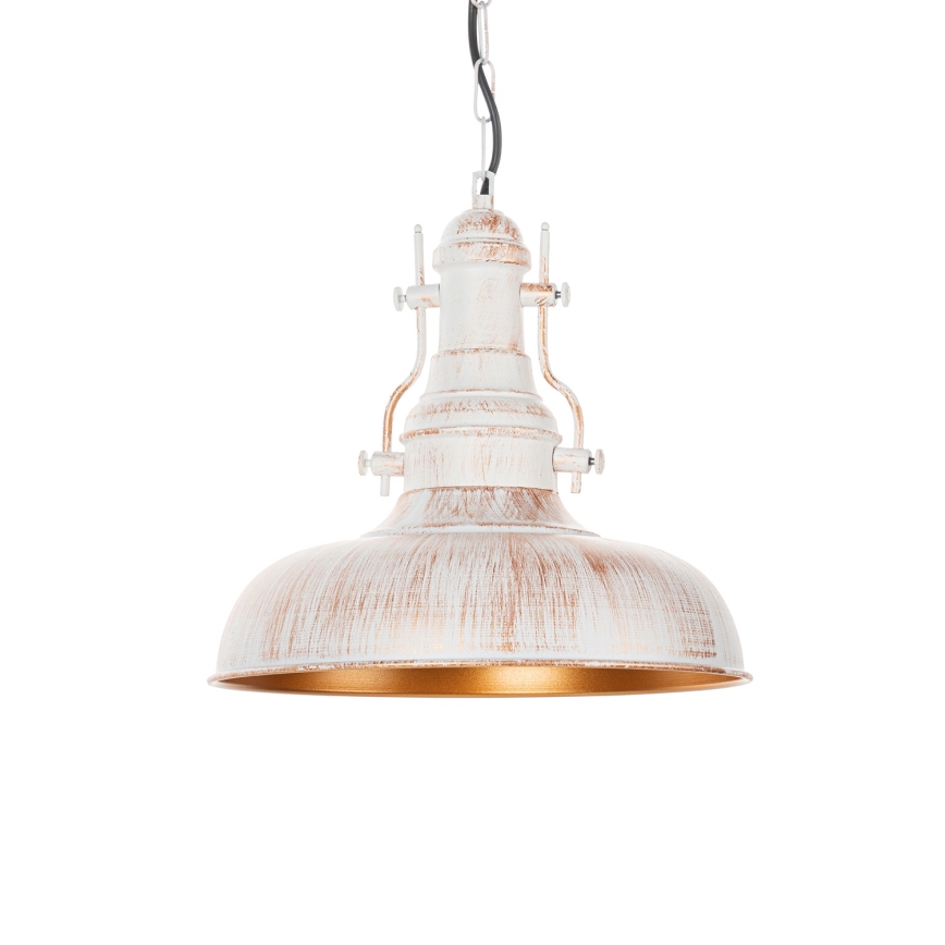 Brilagi - Luster na lancu PYRONIC 1xE27/40W/230V prečnik 32 cm krem/patina
