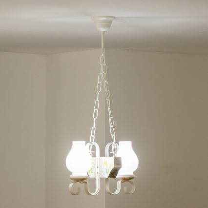 BRILAGI - Luster na lancu QUEEN 2xE14/40W/230V buk/krem