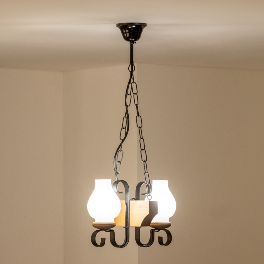 Brilagi - Luster na lancu QUEEN 2xE14/40W/230V bukva