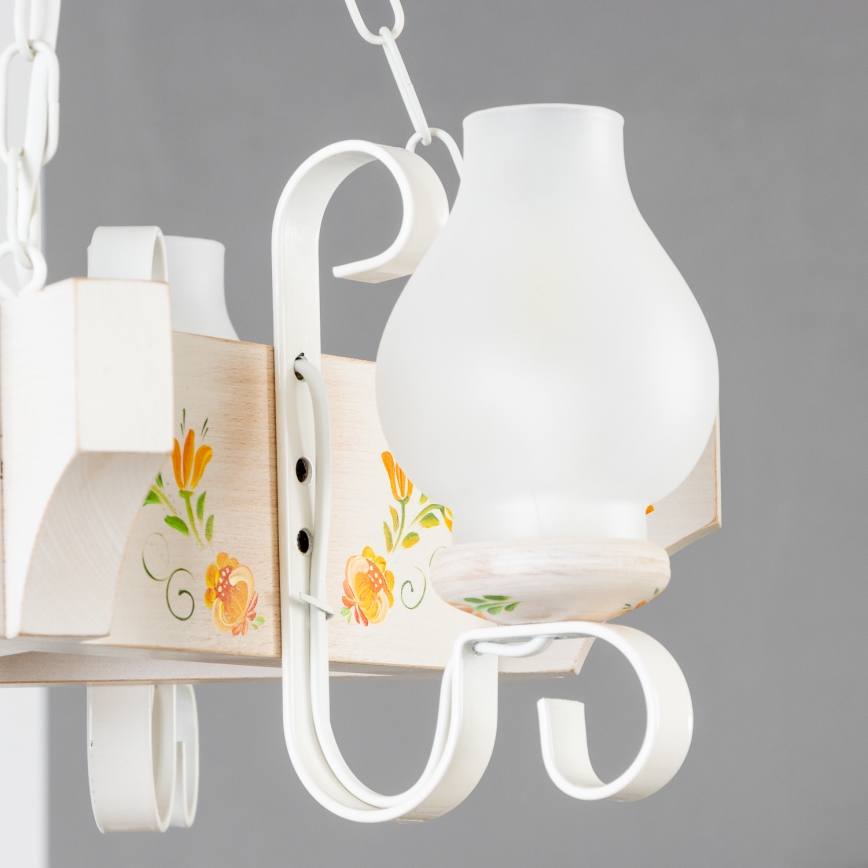 Brilagi - Luster na lancu QUEEN 3xE14/40W/230V bukva/krem