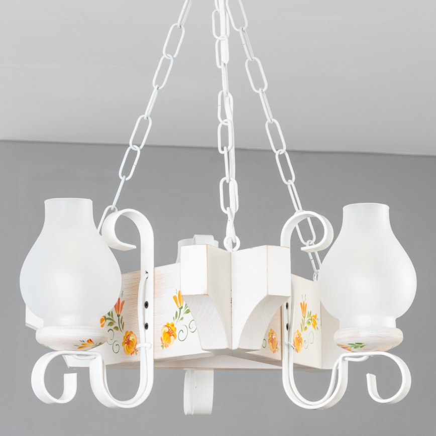 Brilagi - Luster na lancu QUEEN 3xE14/40W/230V bukva/krem