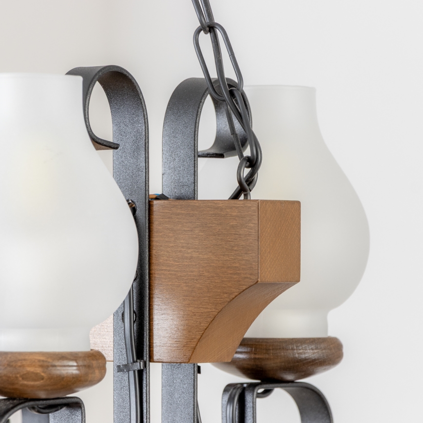 Brilagi - Luster na lancu QUEEN 4xE14/40W/230V buk/orah