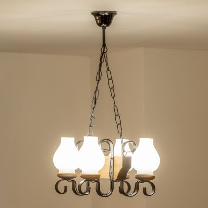 Brilagi - Luster na lancu QUEEN 4xE14/40W/230V bukva