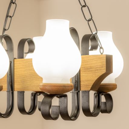 Brilagi - Luster na lancu QUEEN 4xE14/40W/230V bukva