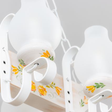 Brilagi - Luster na lancu QUEEN 4xE14/40W/230V bukva/krem boja