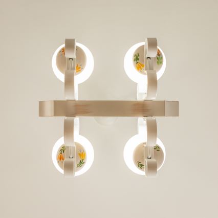 Brilagi - Luster na lancu QUEEN 4xE14/40W/230V bukva/krem boja