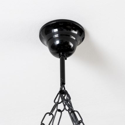 Brilagi - Luster na lancu QUEEN 4xE14/40W/230V bukva/orah