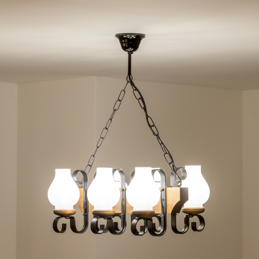 Brilagi - Luster na lancu QUEEN 6xE14/40W/230V buk