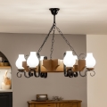 Brilagi - Luster na lancu QUEEN 6xE14/40W/230V buk/orah