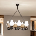 Brilagi - Luster na lancu QUEEN 6xE14/40W/230V buk/orah