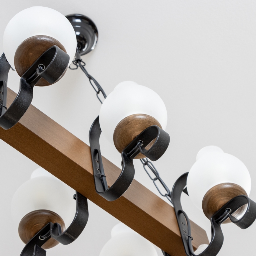 Brilagi - Luster na lancu QUEEN 6xE14/40W/230V buk/orah