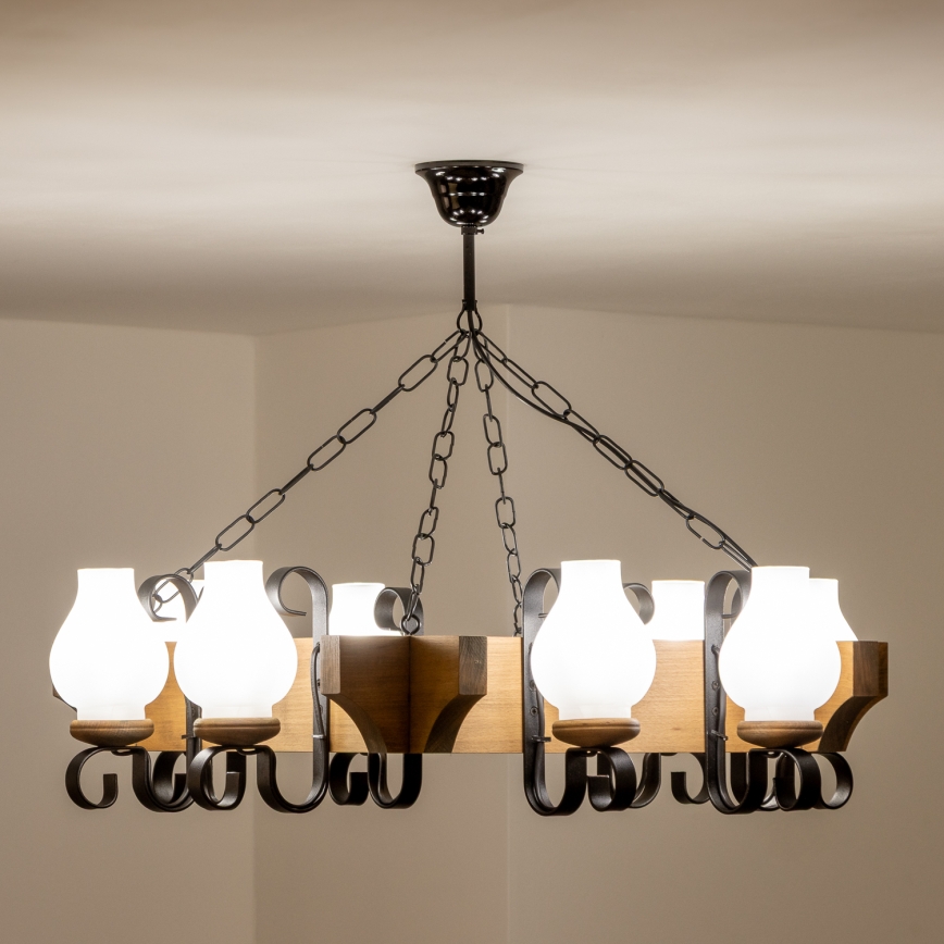 BRILAGI - Luster na lancu QUEEN 8xE14/40W/230V bukva