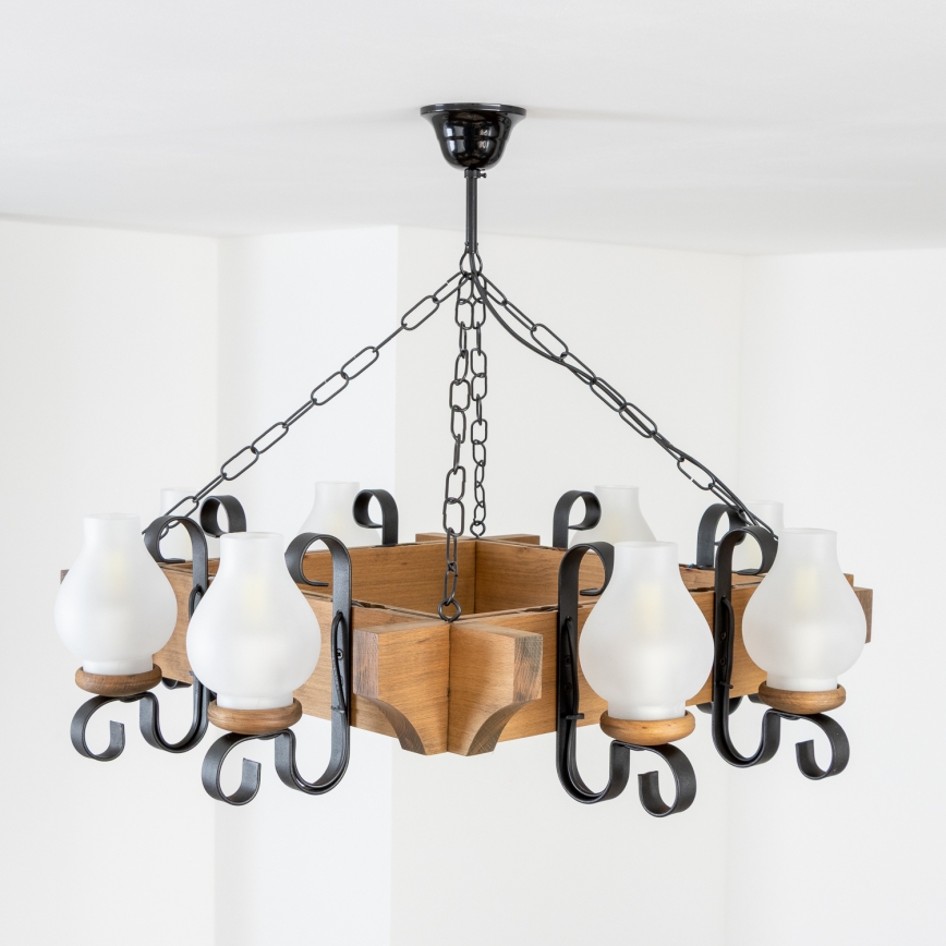 BRILAGI - Luster na lancu QUEEN 8xE14/40W/230V bukva