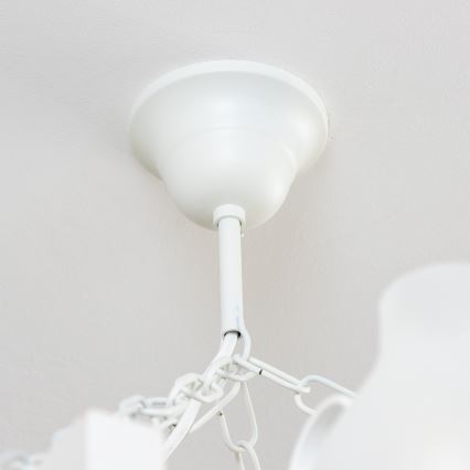 Brilagi - Luster na lancu QUEEN 8xE14/40W/230V bukva/krem