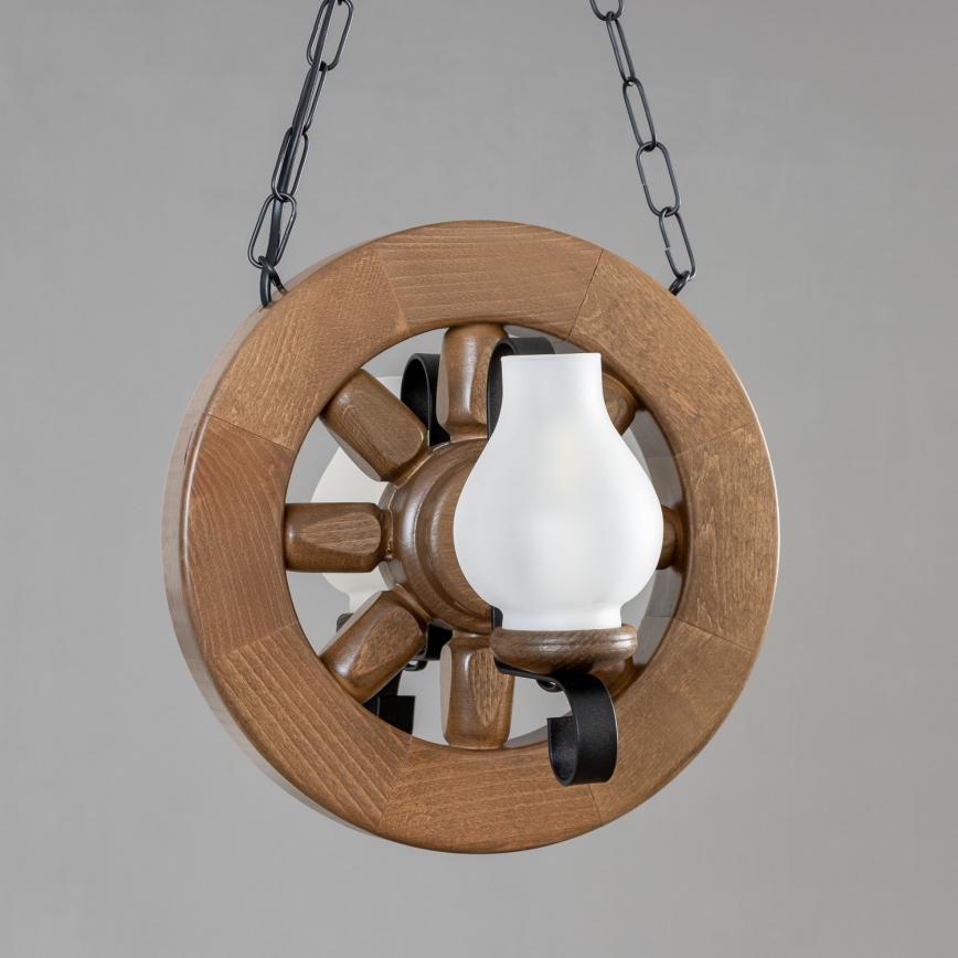 Brilagi - Luster na lancu ROATA 2xE14/40W/230V buk/orah