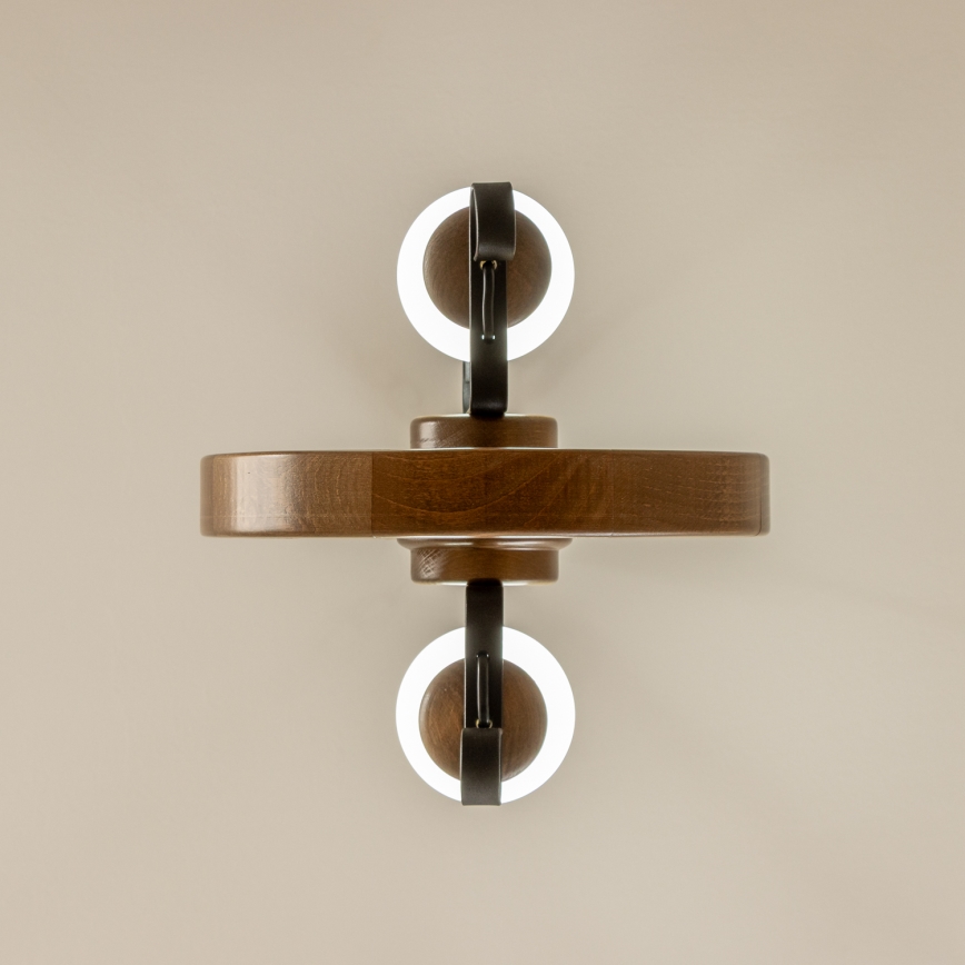 Brilagi - Luster na lancu ROATA 2xE14/40W/230V buk/orah