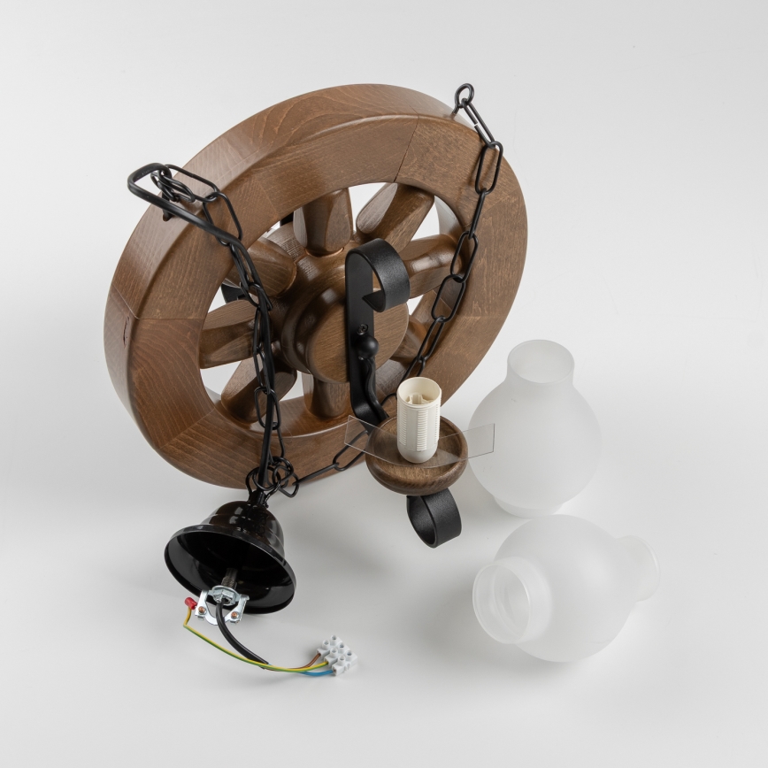 Brilagi - Luster na lancu ROATA 2xE14/40W/230V buk/orah