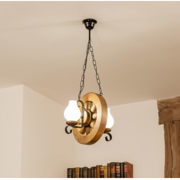 Brilagi - Luster na lancu ROATA 2xE14/40W/230V bukva