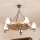Brilagi - Luster na lancu ROATA 5xE14/40W/230V hrast