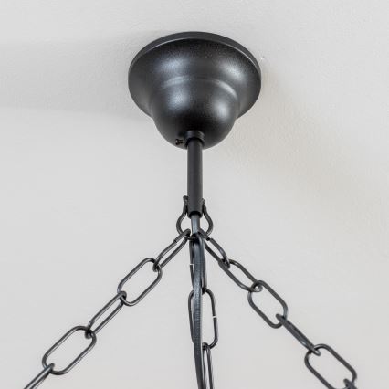 Brilagi - Luster na lancu ROATA 6xE14/40W/230V prečnik 70 cm bukva/orah