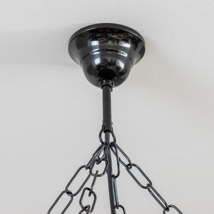 Brilagi - Luster na lancu ROATA 8xE14/40W/230V prečnika 70 cm bukva/orah