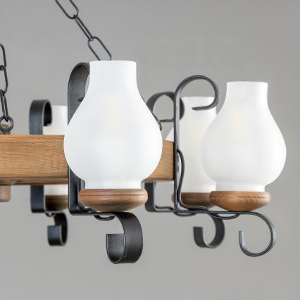 Brilagi - Luster na lancu ROATA 8xE14/40W/230V Ø 70 cm bukva