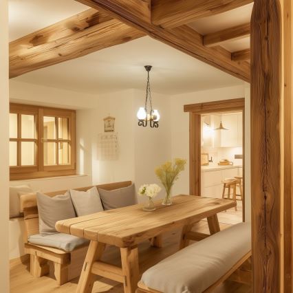 BRILAGI - Luster na lancu RUSTIC 2xE14/40W/230V buk/orah