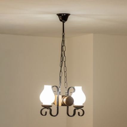 BRILAGI - Luster na lancu RUSTIC 2xE14/40W/230V buk/orah