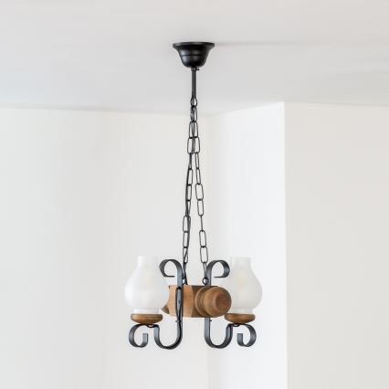 Brilagi - Luster na lancu RUSTIC 2xE14/40W/230V bukva