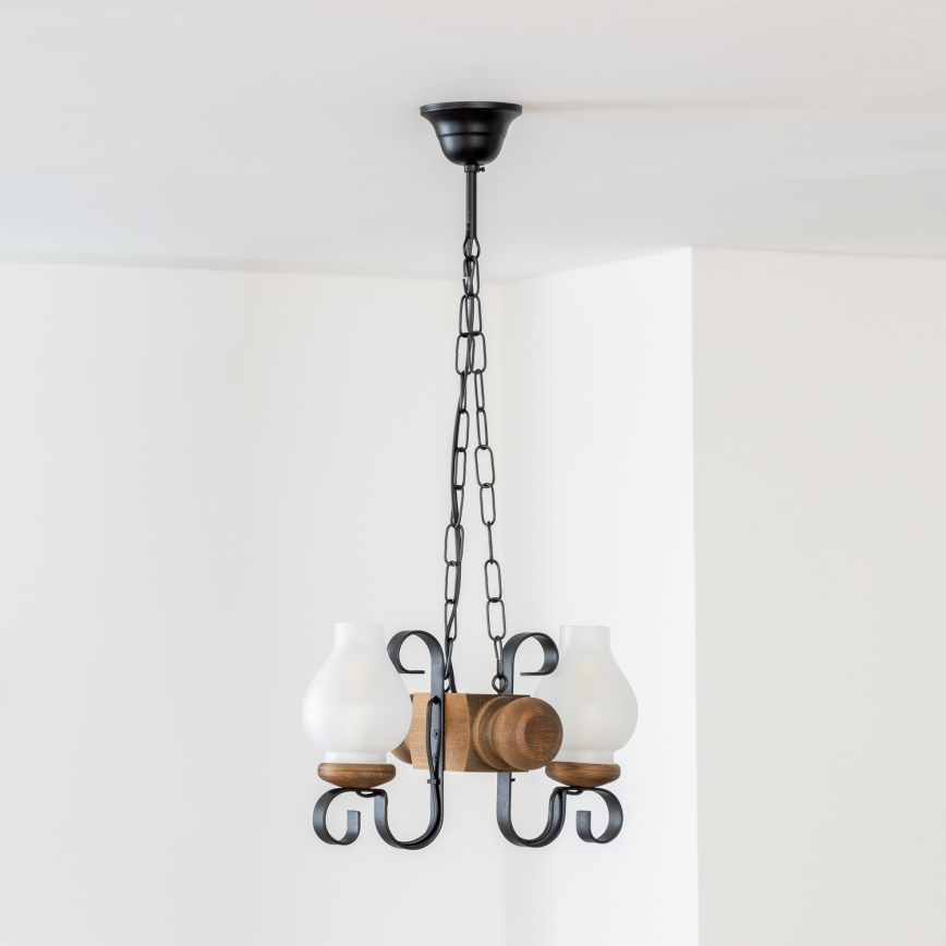 Brilagi - Luster na lancu RUSTIC 2xE14/40W/230V bukva
