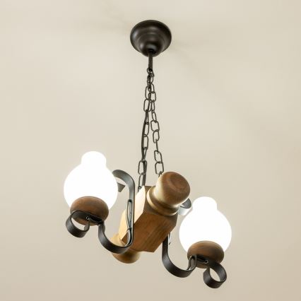 Brilagi - Luster na lancu RUSTIC 2xE14/40W/230V bukva