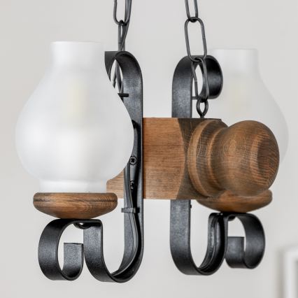 Brilagi - Luster na lancu RUSTIC 2xE14/40W/230V bukva