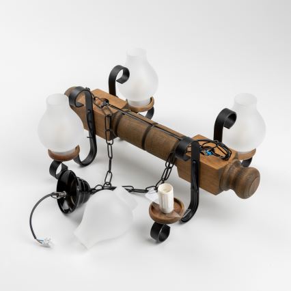 Brilagi - Luster na lancu RUSTIC 4xE14/40W/230V buk