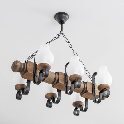 Brilagi - Luster na lancu RUSTIC 6xE14/40W/230V bukva
