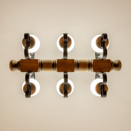 Brilagi - Luster na lancu RUSTIC 6xE14/40W/230V bukva