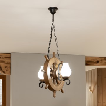 Brilagi - Luster na lancu TIMONA 2xE14/40W/230V buk/orah