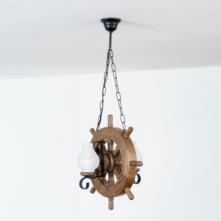 Brilagi - Luster na lancu TIMONA 2xE14/40W/230V buk/orah