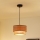 Brilagi - Luster na lanku MONTANA BOHO 1xE27/15W/230V Ø 25 cm braon/crna