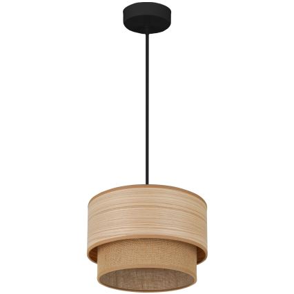 Brilagi - Luster na lanku MONTANA BOHO 1xE27/15W/230V Ø 25 cm braon/crna
