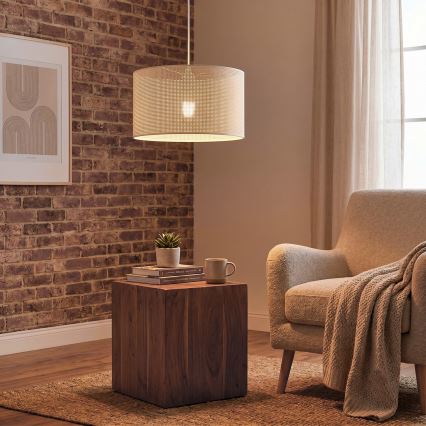 BRILAGI - Luster na lanku SIRIJA MODERN 1xE27/60W/230V prečnik 35 cm krem
