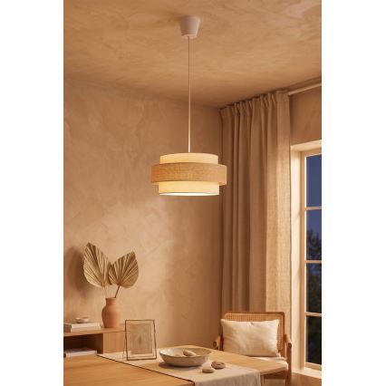 Brilagi - Luster na lanku SPACE 1xE27/60W/230V prečnik 40 cm bež/krem
