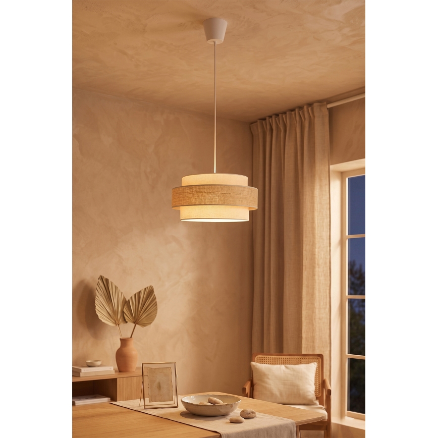 Brilagi - Luster na lanku SPACE 1xE27/60W/230V prečnik 40 cm bež/krem