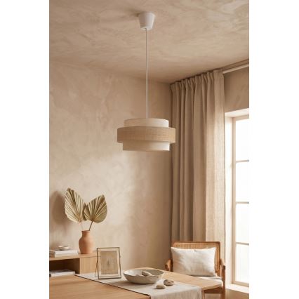 Brilagi - Luster na lanku SPACE 1xE27/60W/230V prečnik 40 cm bež/krem