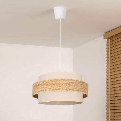 Brilagi - Luster na lanku SPACE 1xE27/60W/230V prečnik 40 cm bež/krem
