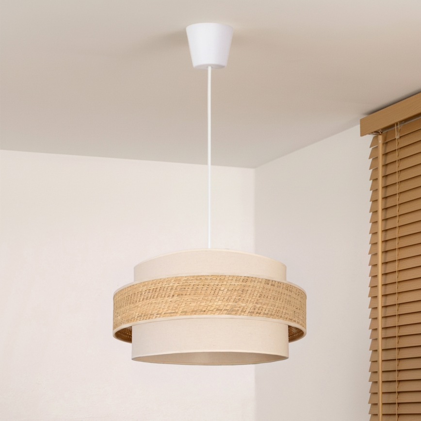 Brilagi - Luster na lanku SPACE 1xE27/60W/230V prečnik 40 cm bež/krem